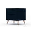 Table de chevet en bleu minuit