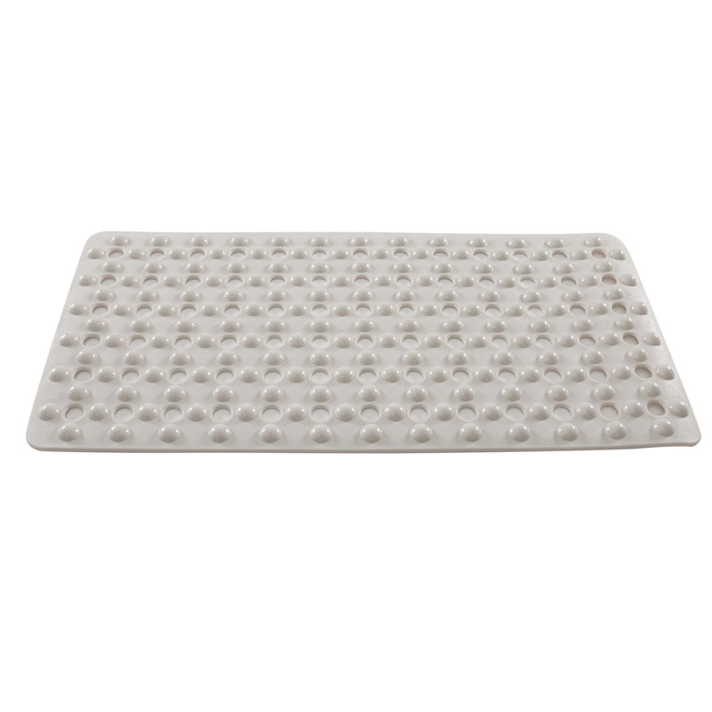 Plastic Non-Slip Bath Mat, Beige