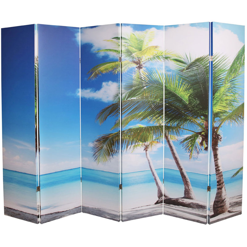 Eli Room Divider Privacy Screen Double Sided Digital Print, 6