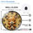 Cute Decorative Animal Wall Clock for Home Decor Art - 12'' Modern Glass Wall Clock