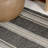 Argo Classic Nautical Mitre Stripe Reversible Machine-Washable Black/Cream Indoor/Outdoor Rug-443693937