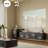 Solid Wood & Glass Accent TV Stand-103427339