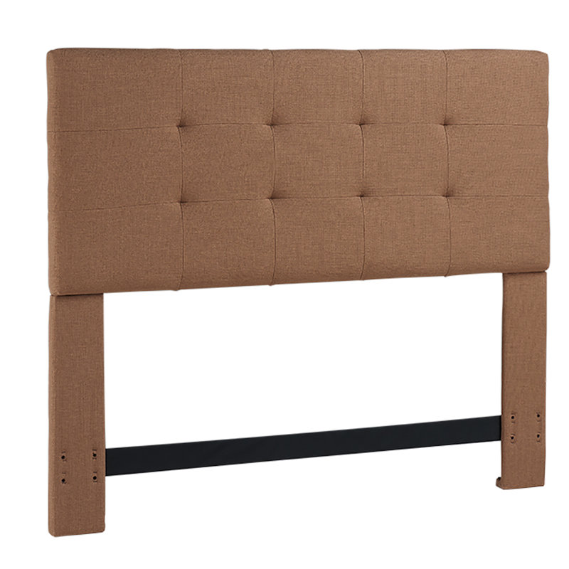 Tête de lit en tissu d'ameublement Bulfinch, Simple, Pacane Grenwich