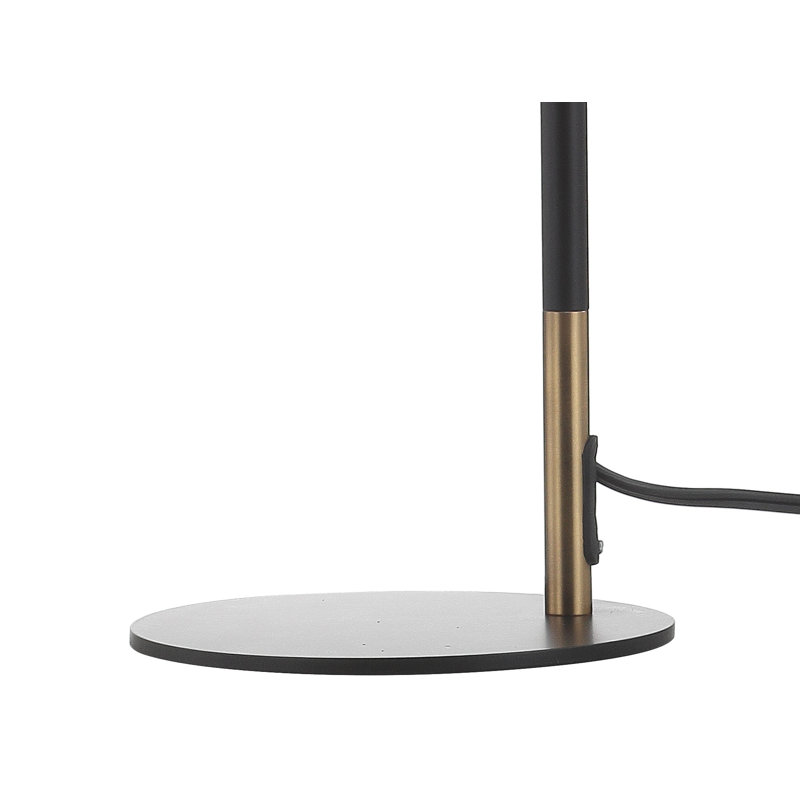 Lampe de bureau noire 19,25 po Bullington