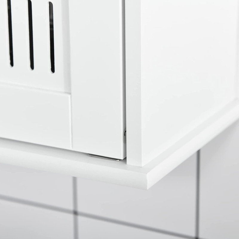 Pawel 55mm W 60mm H Surface Frameless Medicine Cabinet Mirror 1 Fixed