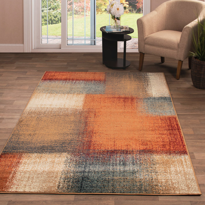 Beoll Geometric Indoor Rug, Rectangle 5' x 8'