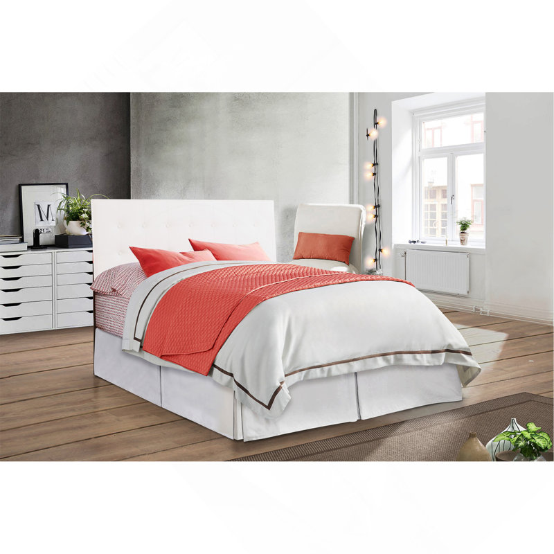 Full Headboard , WHITE, White, Full / Double
