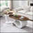 Nesting Coffee Table Set of 2, Industrial Design for Living Room, Durable and Stylish with Anti-Slip Pads-403404087