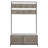 Birder Hall Tree 43.74'' Wide with Bench and Shoe Storage