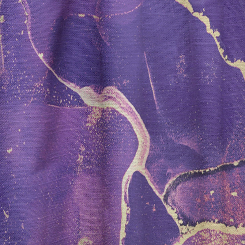 Fuchia liquide mauve et bleu Art IV - Rideau moderne - Velours obscurcissant - 1 panneau