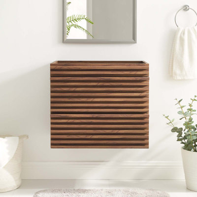 Modway Render 23.5" Wall Mounted Single Bathroom Vanity Base Only