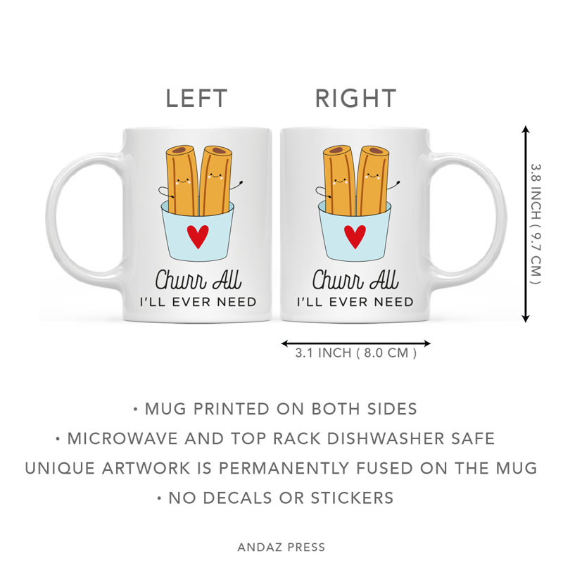 Tasse à café Funny Food pun, De churr