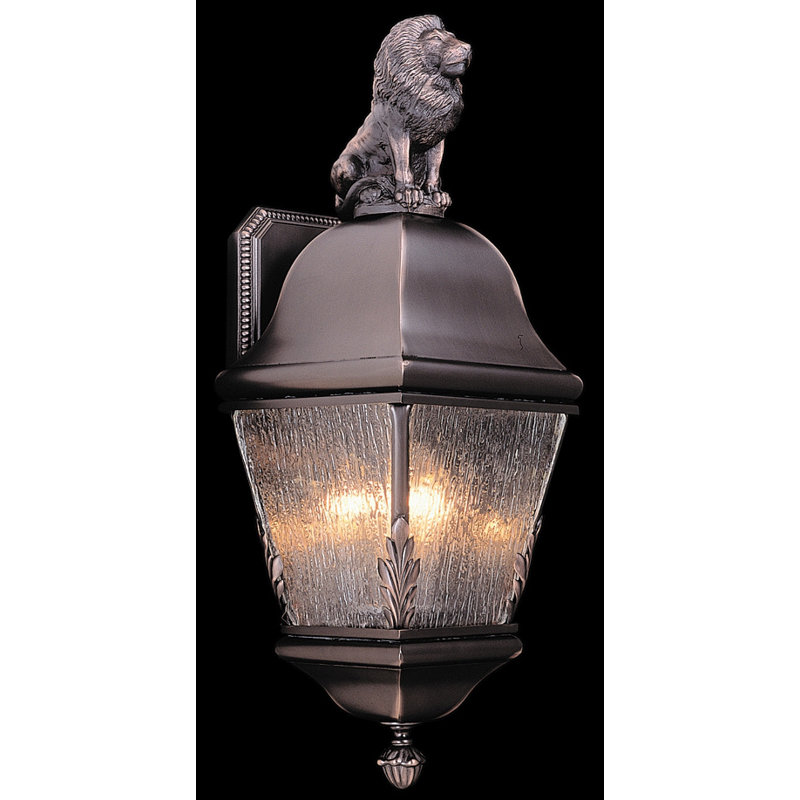 Lanterne murale d’extérieur 3 lumières Mahalia, 21 po x 8 po x 9 po, Bronze Sienne