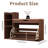 37.8" Shoe Storage Bench With Cushion, Flip-top Shoe Cabinet With Adjustable Shelves And Side Storage Compartment, Modern Narrow Shoe Organizer For Entryway-2061504520