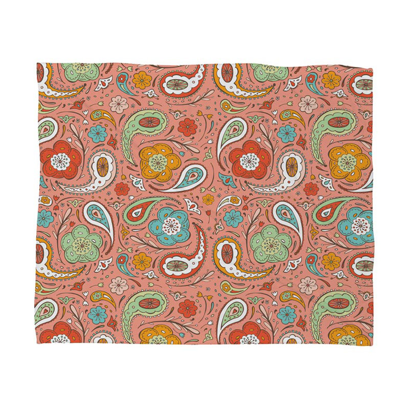 Jeté motif cachemire adora Heather Dutton