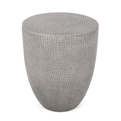 Modern Design Lightweight Concrete Side Table For Office And Home Versatile Balcony Patio Settings