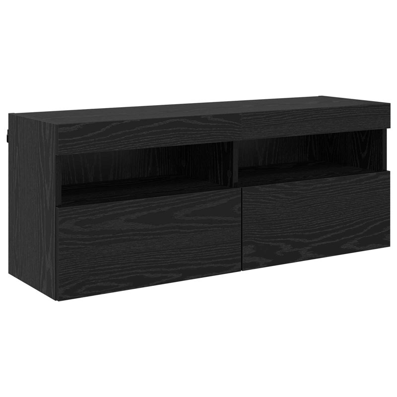 TV Stand for TVs up to 43", Black Oak