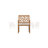 St. Mark"s Place 4 - Person Acacia Wood Patio Dining Set with Square Table , Cushions Included-848933005