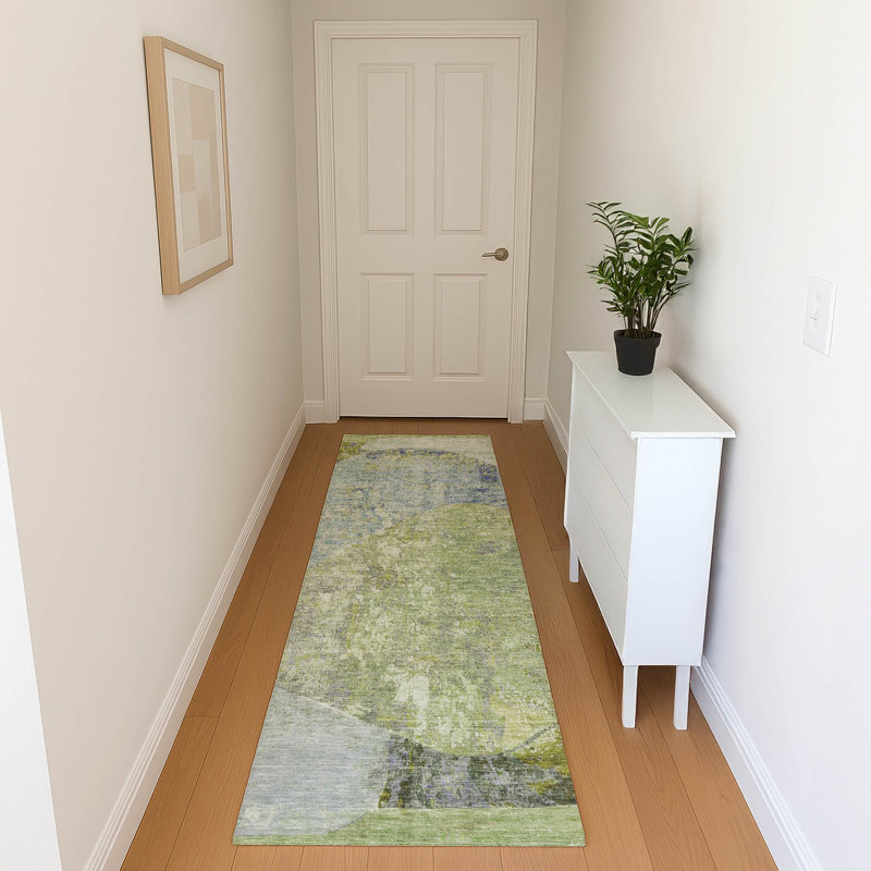Premium Machine Washable Marasco AMF1635 Modern Rug, Runner 2'3" x 7'6"