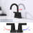 Bathroom faucet with 360 degree turn spout-110825962