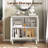Cabinet Adjustable Shelf and Solid Wood Legs for Living Room Entryway-778999409