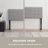 Nest Square Tufted Upholstered Adjustable Headboard-101058271-101058273