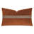 Appliqued Feather Reversible Throw Pillow