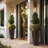 Boynton 24 Inch Tall Planters, Tree Planters with Shelf Insert, Morden Large Round Plant Pots Containers for Indoor/Outdoor Use-2054899628-2054899619