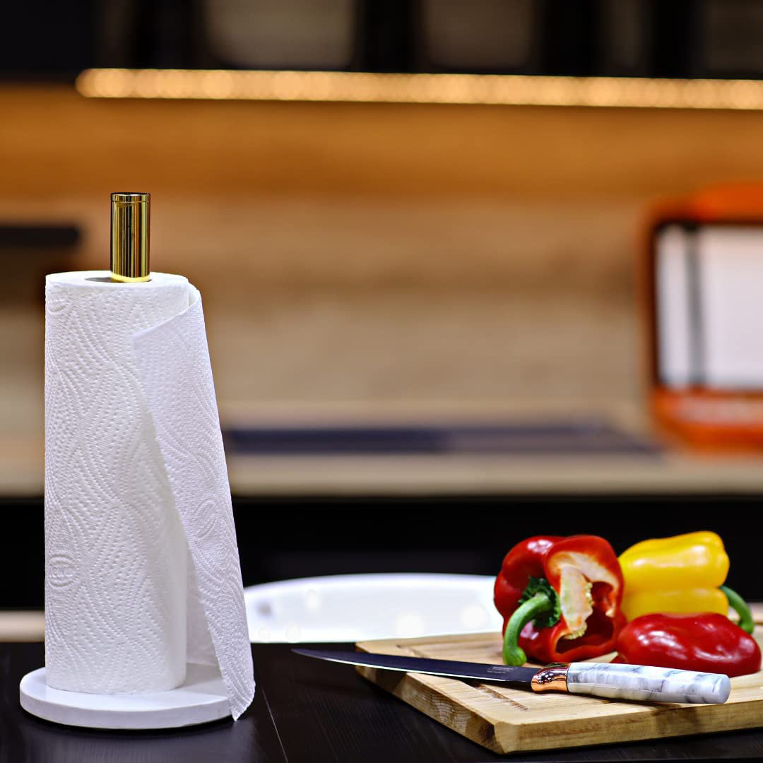 Stainless Steel Freestanding Paper Towel Holder Mercer41 