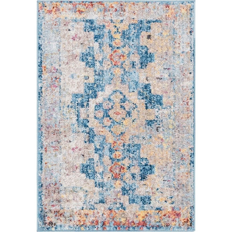 Geometric Indoor Rug, Rectangle 2'2" x 3'