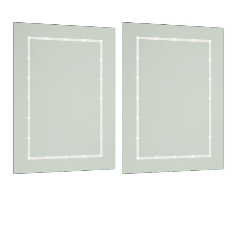 Daisy-Jo Flat Wall Mirror, 40cm H x 35cm W