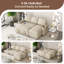3 Seater Fabric Sofa & Chaise-1783108103