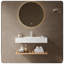 Meuble-lavabo de 36 po avec lavabo vasque, lavabo mural intégré en acrylique rectangulaire blanc flottant-496275642