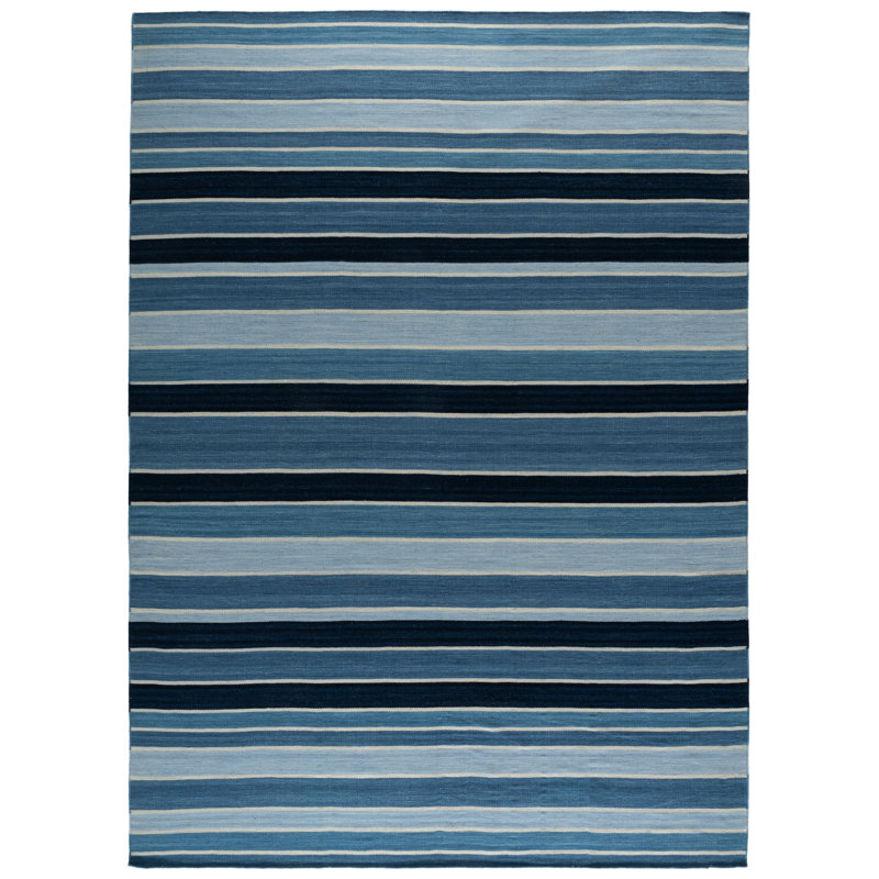 Ralph Lauren Barragan Stripe Wool Striped Rug, Rectangle 9' x 12'