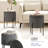Modern Round Boucle Ottoman With Storage-169935290