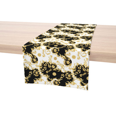 Table Runner, 100% Cotton, Floral 168