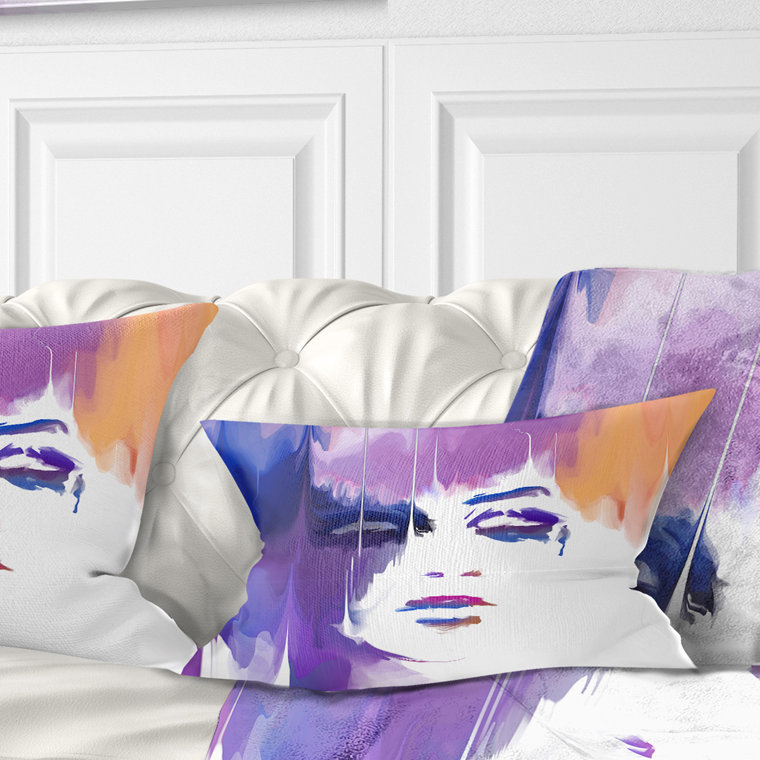Coussin lombaire à femme élégante