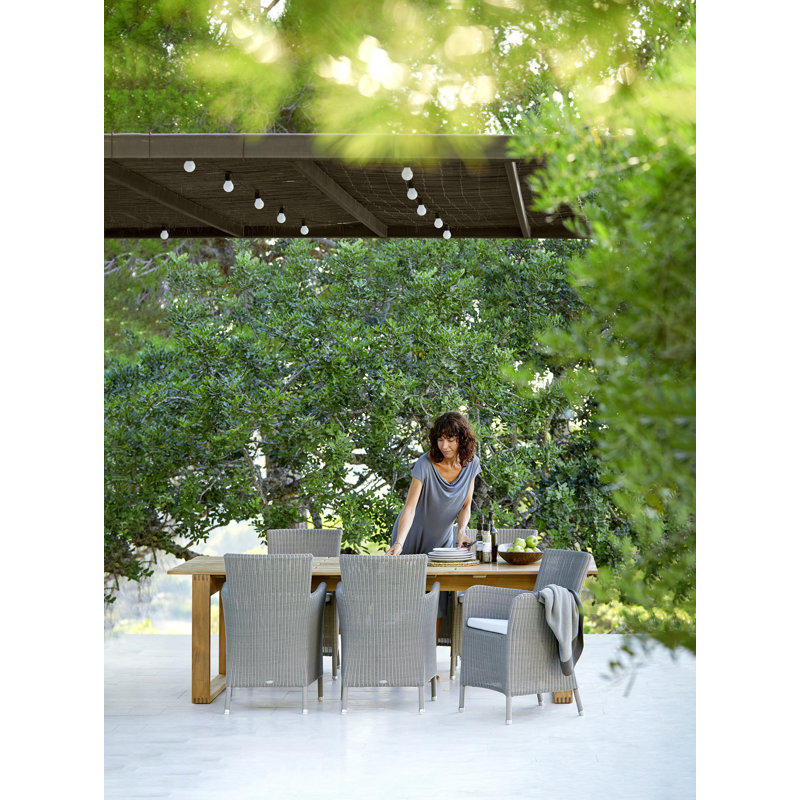 Endless Outdoor Teak Dining Table, 39.4" W x 130.8" L x 29" H