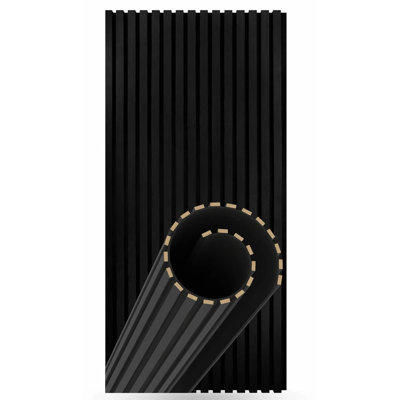 Panneaux muraux acoustiques flexibles en bois à lattes, 106,25 po x 41,25 po, en placage de bois véritable, pour murs et plafonds incurvés