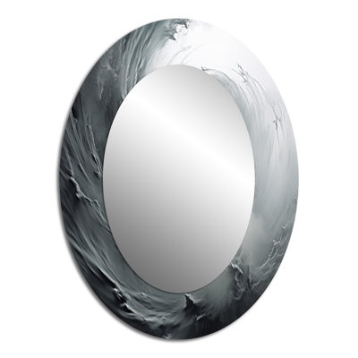 Miroir mural gris