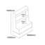 Kids White Bookcase and Toy Storage Cabinet