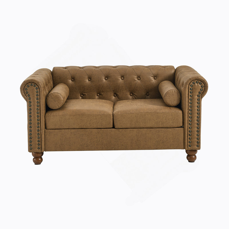 Canapé rembourré de salon avec canapé Chesterfield