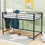 Lit mezzanine simple en métal avec échelle
