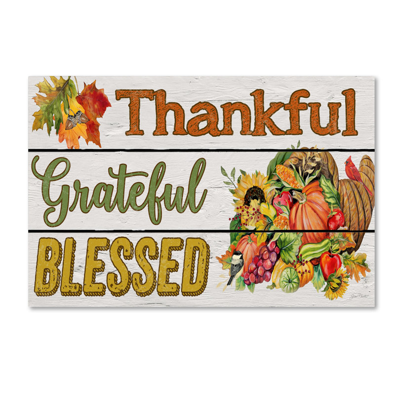 « thanksgiving 6 », reproduction d’impression sur toile tendue, 16 po x 24 po