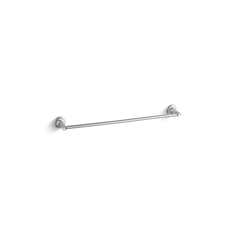 Bellis® Towel Bar, 24", Polished Chrome, 18"