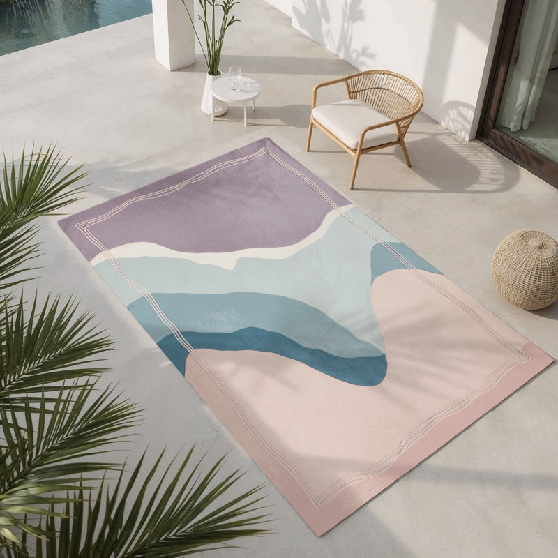 Tapis intérieur et extérieur Crystal Waters, Rectangle 9 pi x 12 pi