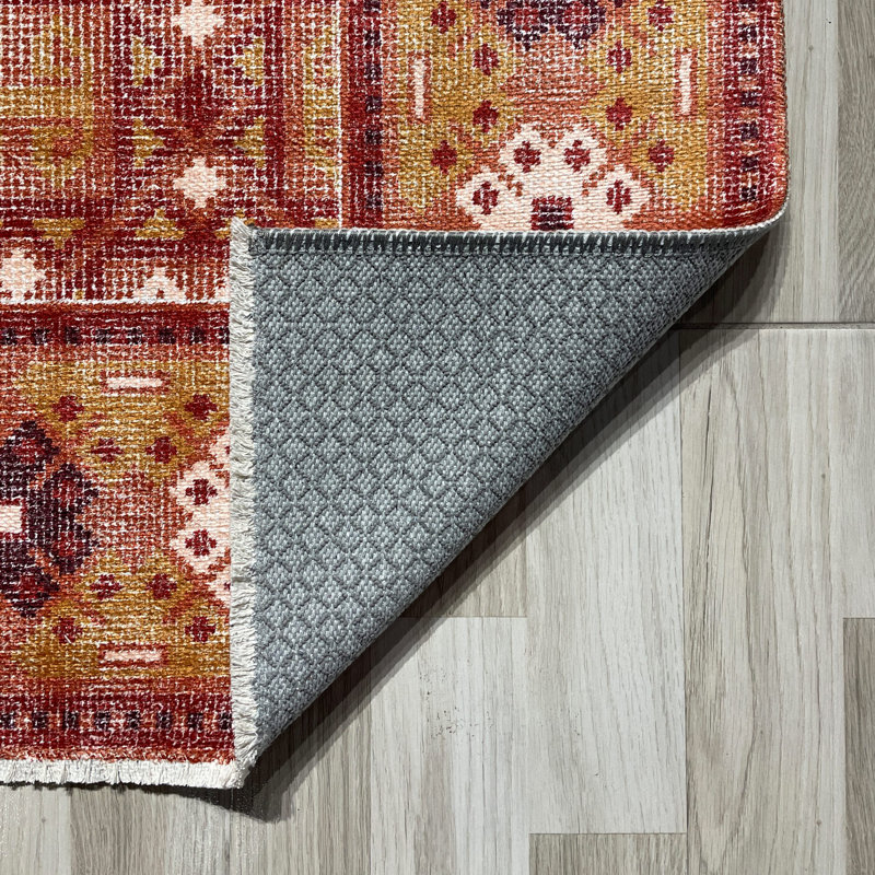 Tapis Zyir avec envers antidérapant, Rectangle 2 pi 8 po x 5 pi
