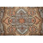 Grey Traditional  Oriental Runner Rug 3x8