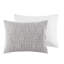 Édredon double / grand 3 pièces - Tissu et rembourrage riches en coton, tissé, mélange de coton gris et rembourré pour un sommeil confortable