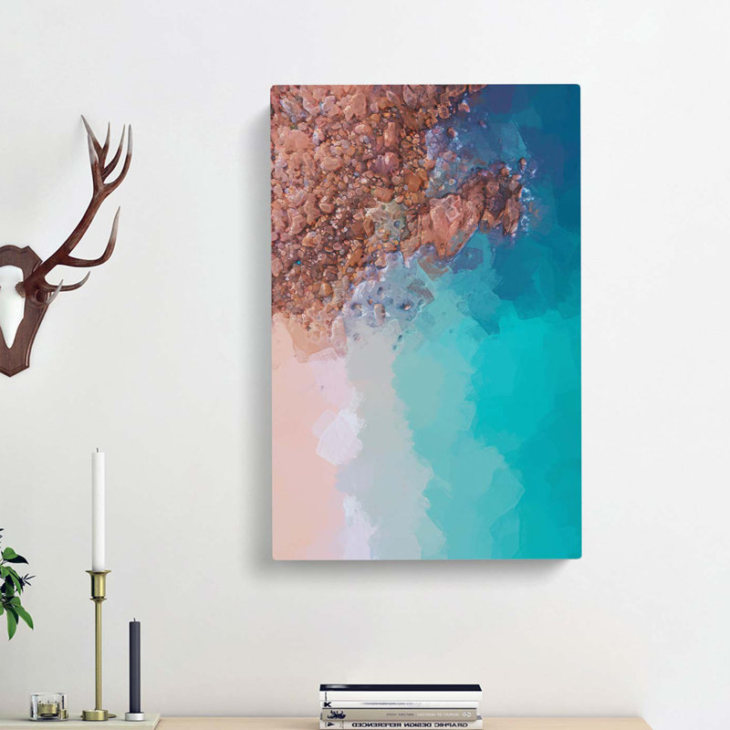 View Of Shek O Beach In Hong Kong In Abstract - Wrapped Canvas, 60cm H x 40cm W x 3cm D